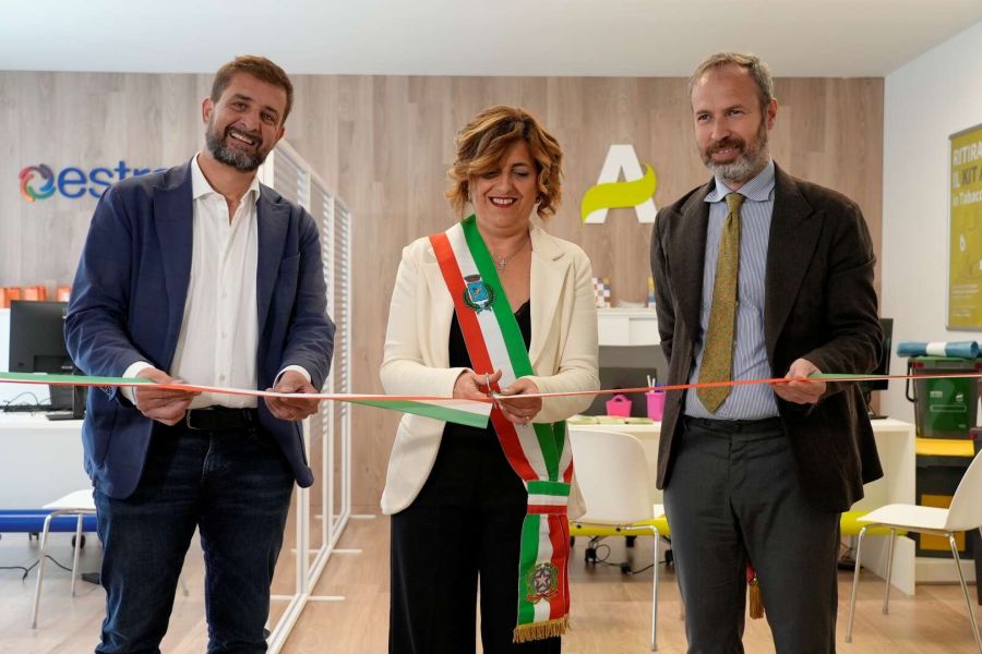 Dall’economia circolare all’energia, Alia Multiutility ed Estra inaugurano a Vaiano uno store condiviso