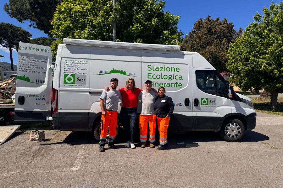 Sei Toscana, a Gavorrano raccolti 7.500 kg di elettrodomestici e rifiuti ingombranti