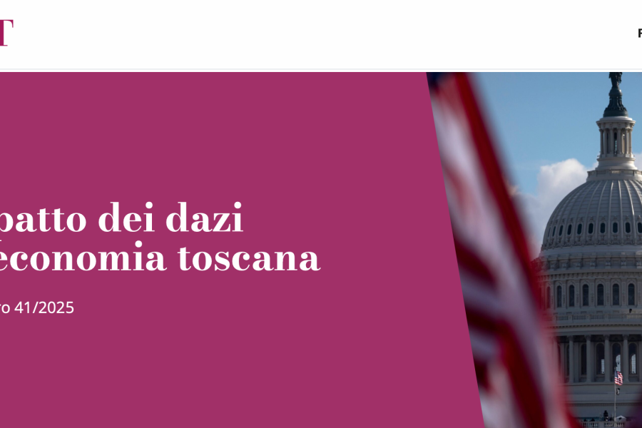 I dazi Usa pesano sull’economia toscana: crescita Pil in calo dallo 0,8% allo 0,5% e perdite per 420 milioni